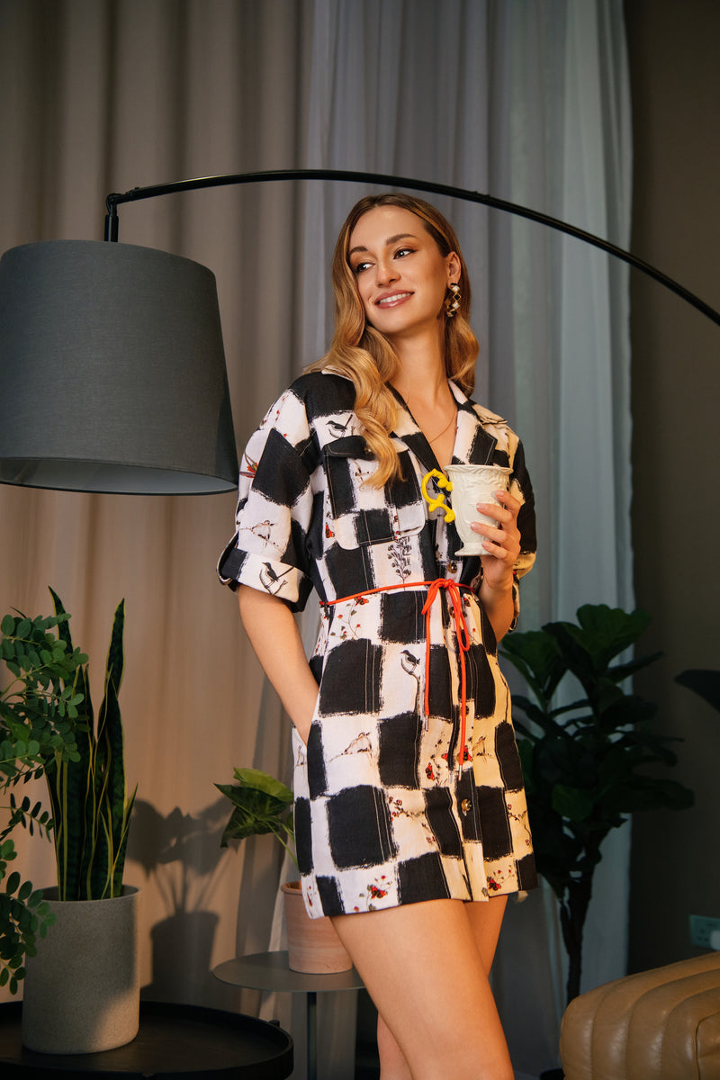 Chic Block Dress